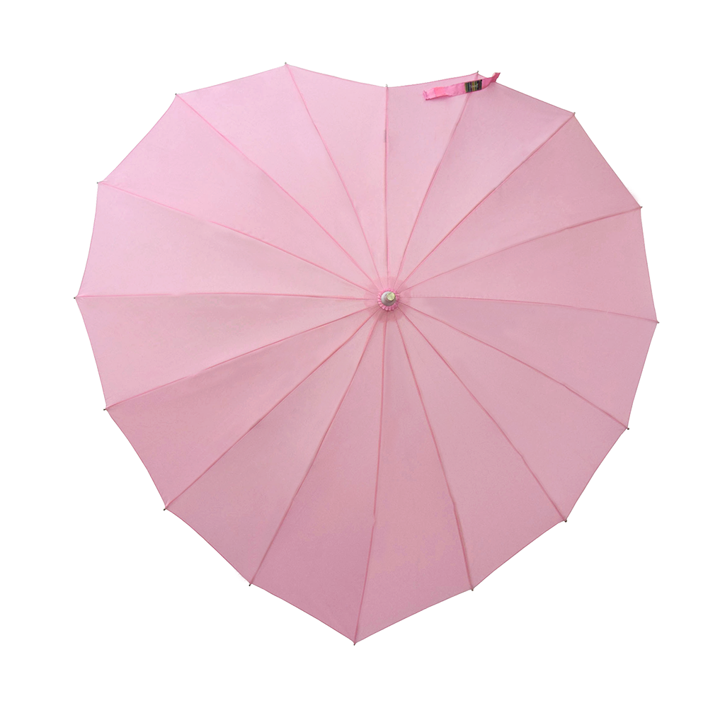 Top quality customized chinese umbrella fashion special heart shaped paraguas unilever umbrella