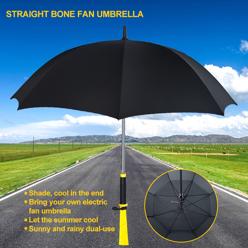 Charger USB handle fashion sunshade creative version of the umbrella personality features new cooling fan umbrella