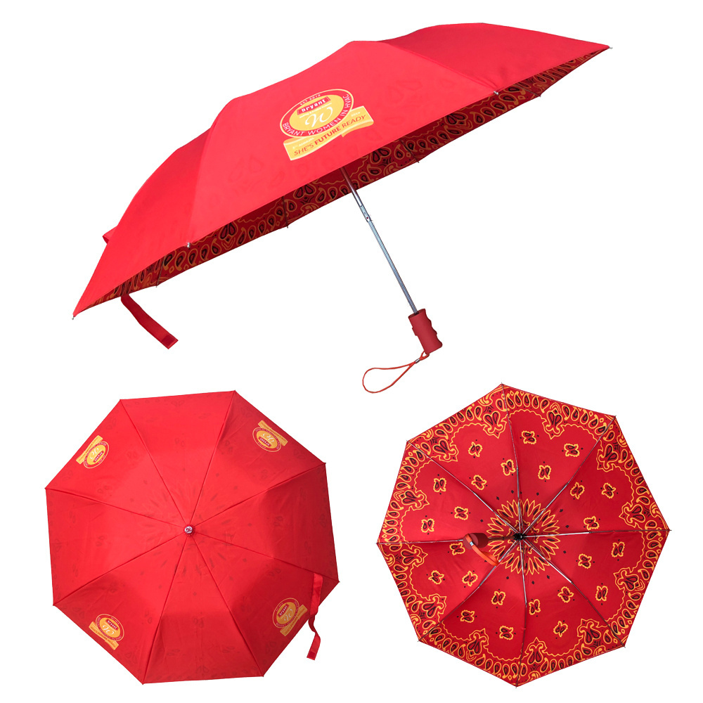 Factory direct fashion digital printing dog umbrella 2 fold umbrella