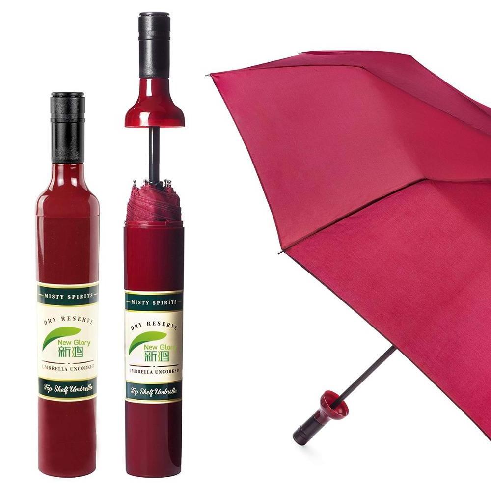 various colors polyester cheap wine bottle umbrella,38