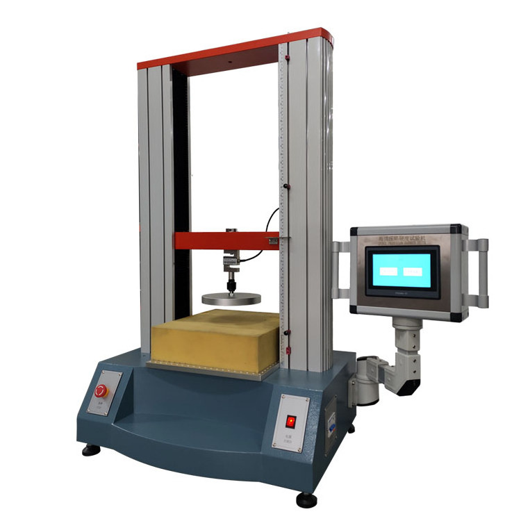 Foam Press And Tensile Strength Tester Foam Packing Hradness Compression Stress Testing Machine