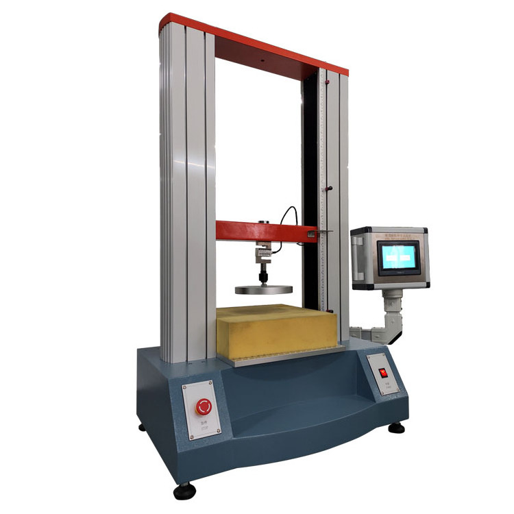 Foam Press And Tensile Strength Tester Foam Packing Hradness Compression Stress Testing Machine