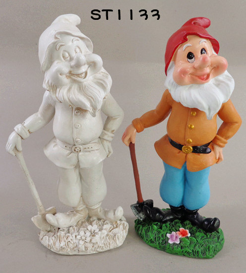 Garden Gnomes Dwarf Naughty Ornament Figurine Indoor Outdoor Decor Polyresin Dwarf Ornament