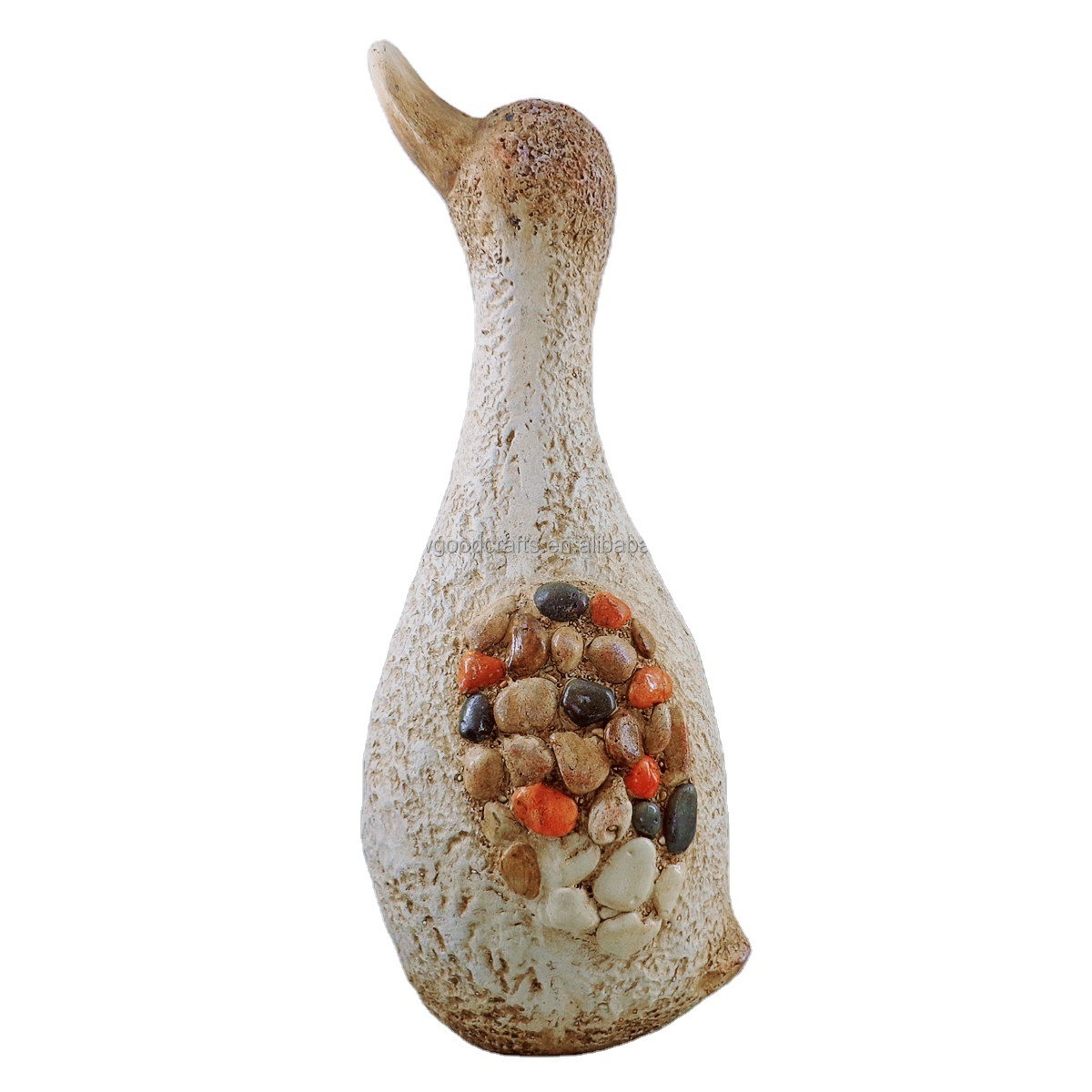 Great Stone Goose and Duck Figurines Resin Animal Statue Model for Arts and Crafts Indoor and Outdoor Garden Decorative Use