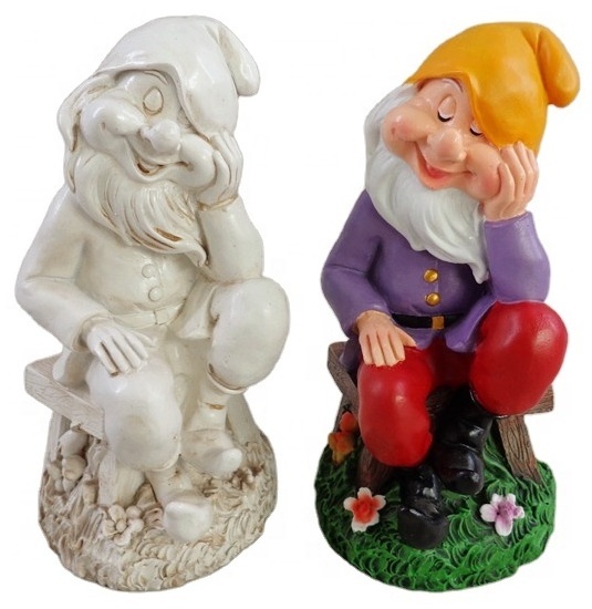 Garden Gnomes Dwarf Naughty Ornament Figurine Indoor Outdoor Decor Polyresin Dwarf Ornament