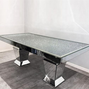 New modern simple Silver Diamond dining table dining room furniture custom dining chair