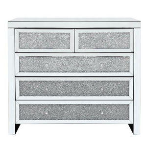 Foshan New Good Furniture Hot Sales Popular Design Mirrored Living Room Cabinet Chest of  Drawers