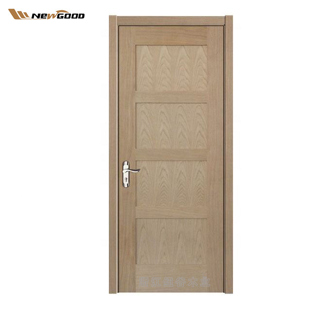 Heavy Duty Custom Painted Shaker Style 4 Panel Wood Interior MDF Room Door