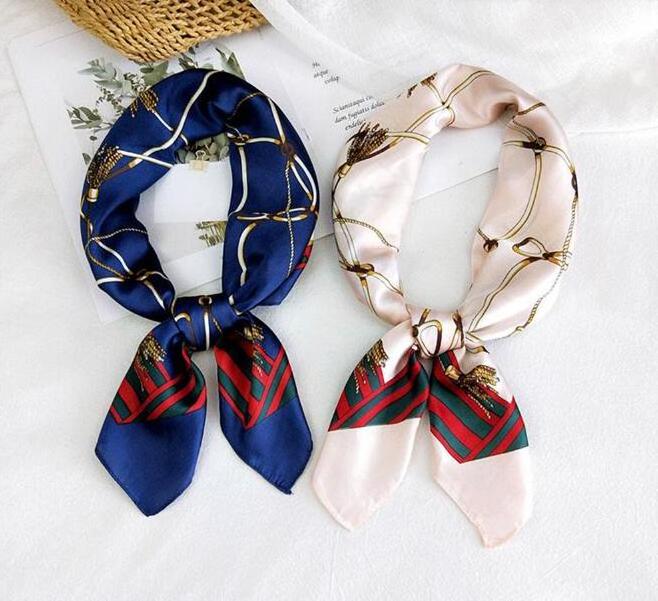 HB0171 Spring Summer Fall Airline Stewardess Head Scarf Outdoor Scarves Pocket Towel Neckerchief Bandana Women Sweet Neck Scarf