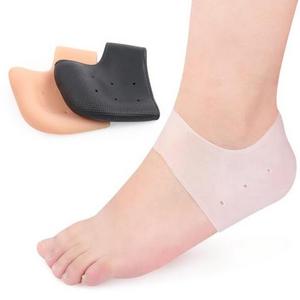 F0076 Men And Women Soft Silicone Moisturizing Gel Heel Socks Insole Cap Cracked Foot Skin Care Protectors Comfortable Cushion