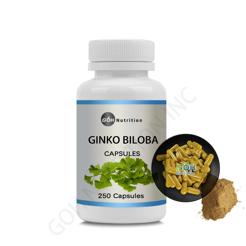 GOH Supply Ginkgo Biloba Extract Ginko Biloba Capsules