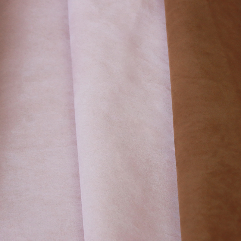 Deerskin Flocking Fabric 190 gsm Weft Knitted Deerskin Velvet Flocking For Packaging Materials