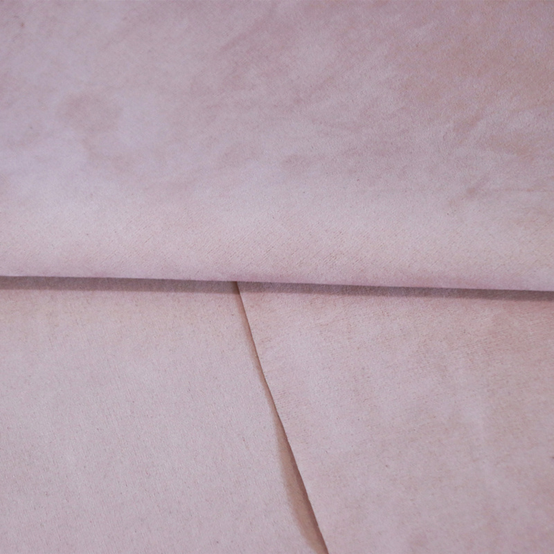 Deerskin Flocking Fabric 190 gsm Weft Knitted Deerskin Velvet Flocking For Packaging Materials