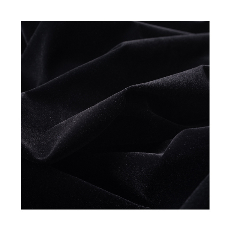 120gsm 30%Nylon 70% Rayon Polyester Knitting Flocked Velvet Fabric For Package