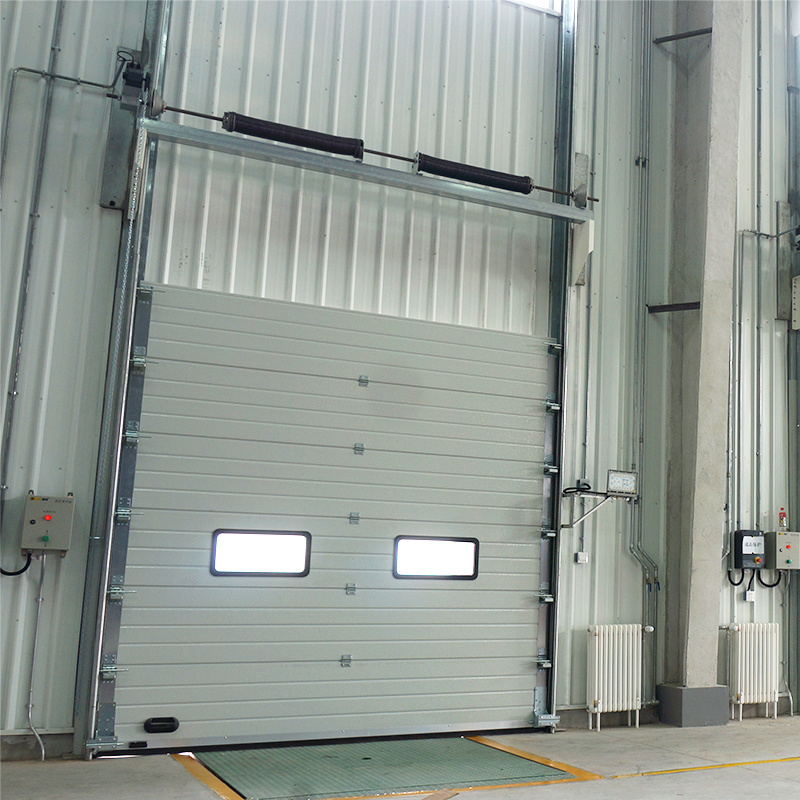 Automatic Vertical Lift Slide Sectional Door Warehouse Overhead Industrial Sectional Doors