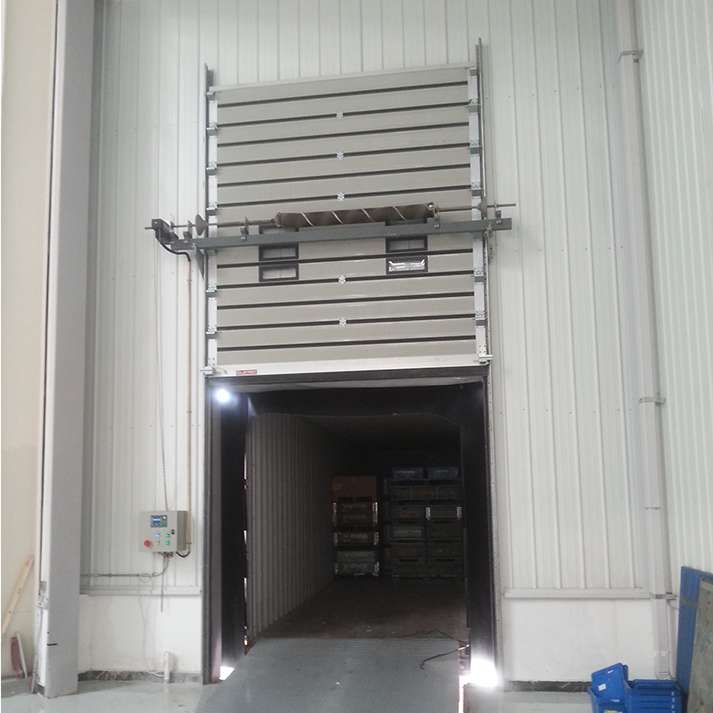 Automatic Vertical Lift Slide Sectional Door Warehouse Overhead Industrial Sectional Doors