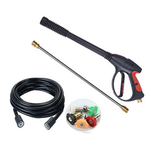 4000 PSI high pressure washing car washer with hose & 5 nozzle set car washer water gun