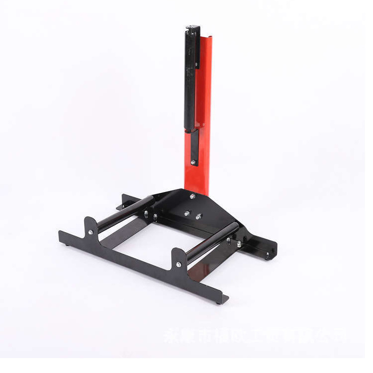 Car tire hub cleaning placement frame rotary rolling tool Car wash detailing Wheel cleaning stand