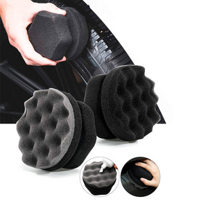 Car Cleaning Tools Handheld Tire Waxing Sponge Fit The Wax Bottle Tire Dressing Applicator