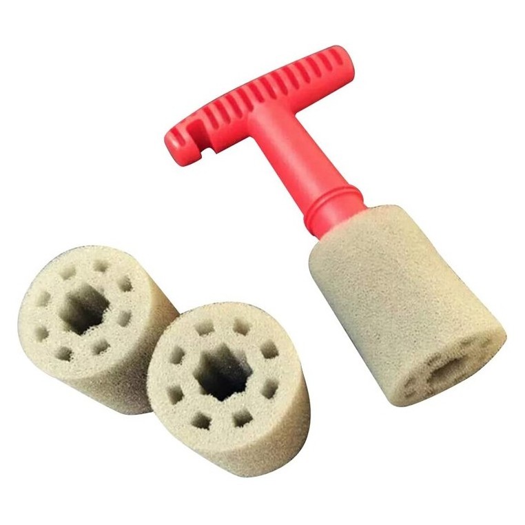 Cleaning Brush Embedded Screw Cleaning Detail Brush Car Wheel Lug Nut Cleaning and Washing Brush