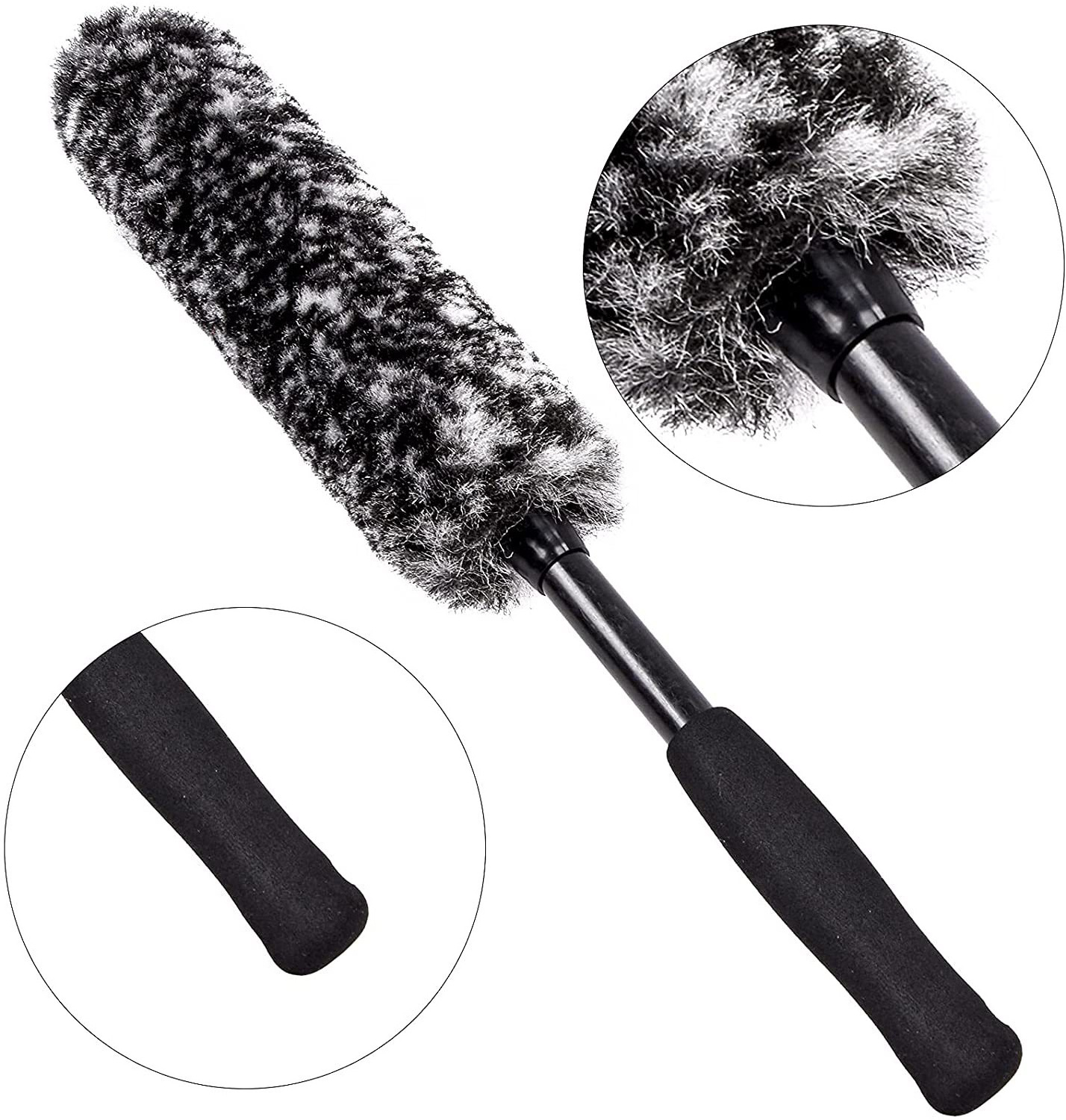 Luxury Car Wheel Cleaning Brush Wheel Woolies Brush For Auto Washing and Cleaning