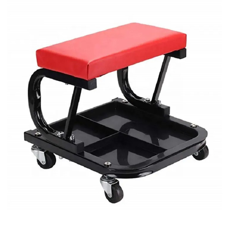 Car Care Creeper Chair Garage work Stool Seat With Rolling Wheel For Detailing