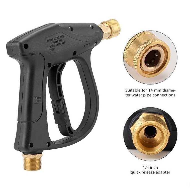 High pressure washer gun power wash spray gun car wash water gun