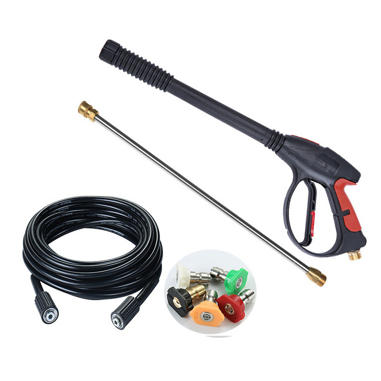 High Pressure Car Washer Kit With 5 Color Nozzle Washing Wash set Sprayer Gun Foam Cannon With 1/4