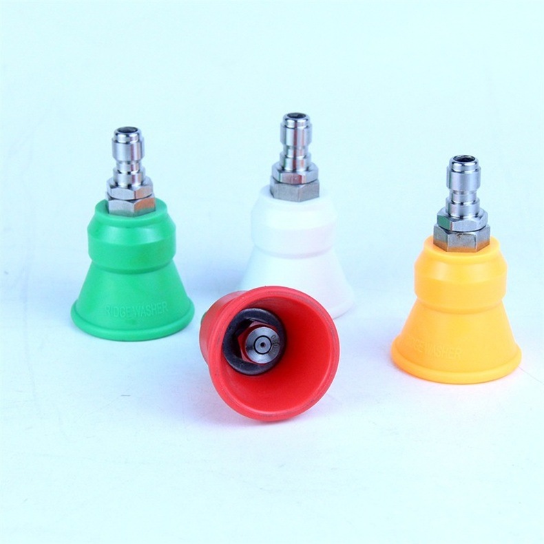 High pressure water spray nozzle pressure washer gun nozzle tip with nozzle house cover