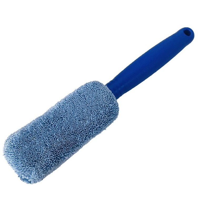 Microfiber Wheel and Rim Wand Brush Long Handle Tire Brush Car Cleaner Wheel Hub Brush