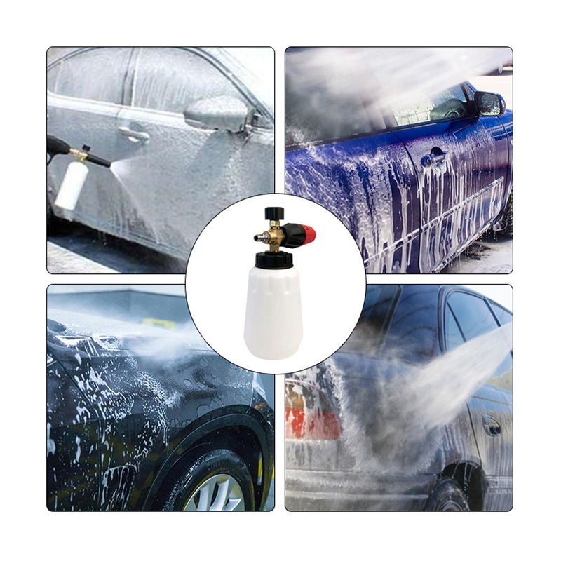 Foam Cannon for Pressure Washer Heavy Car Foam Blaster Wide Neck Adjustable Snow Foam