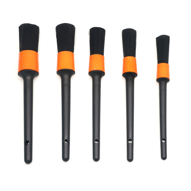 5 Pack Automotive Detailing Brushes for Cleaning Engine Bay Car Cleaning Brush Kit for Vehicles