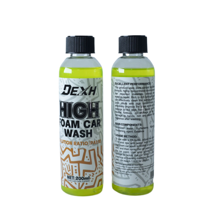 Free Sample 200ml Car care high concentrated self service snow foam car wash shampoo wax shampoo car wash