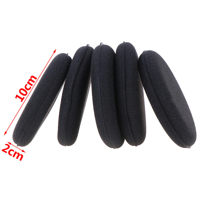 High Density Foam Sponge Auto Detailing Applicator Pad Best For Car Waxing and Polishing Black Round Cleaning Tool