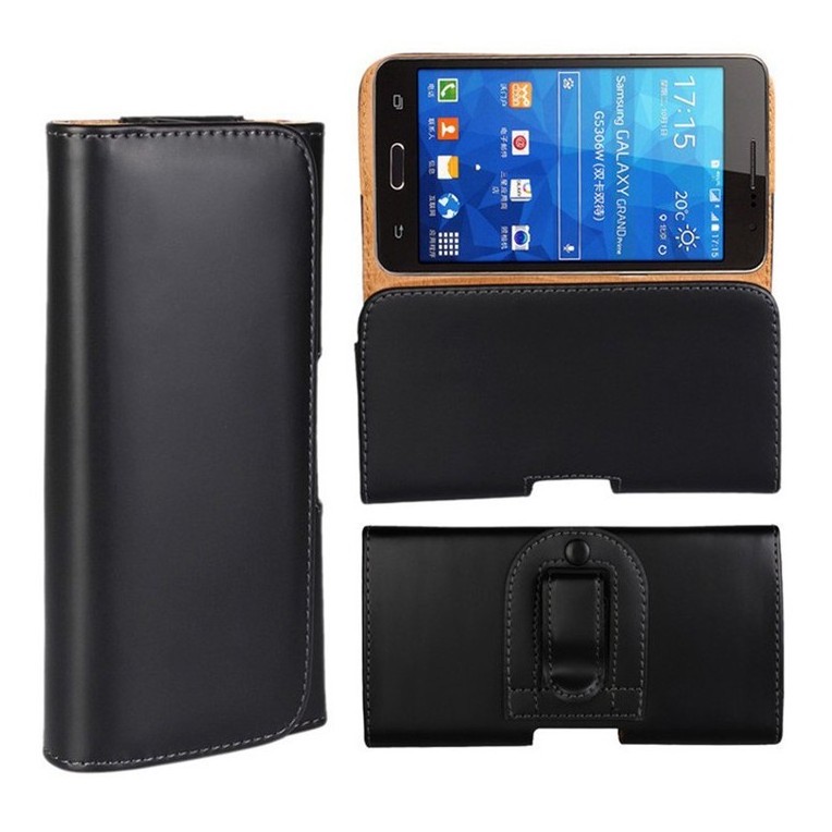 Universal Belt Clip Holster PU Leather Waist Pack Cell Phone Holster Case For iPhone 14