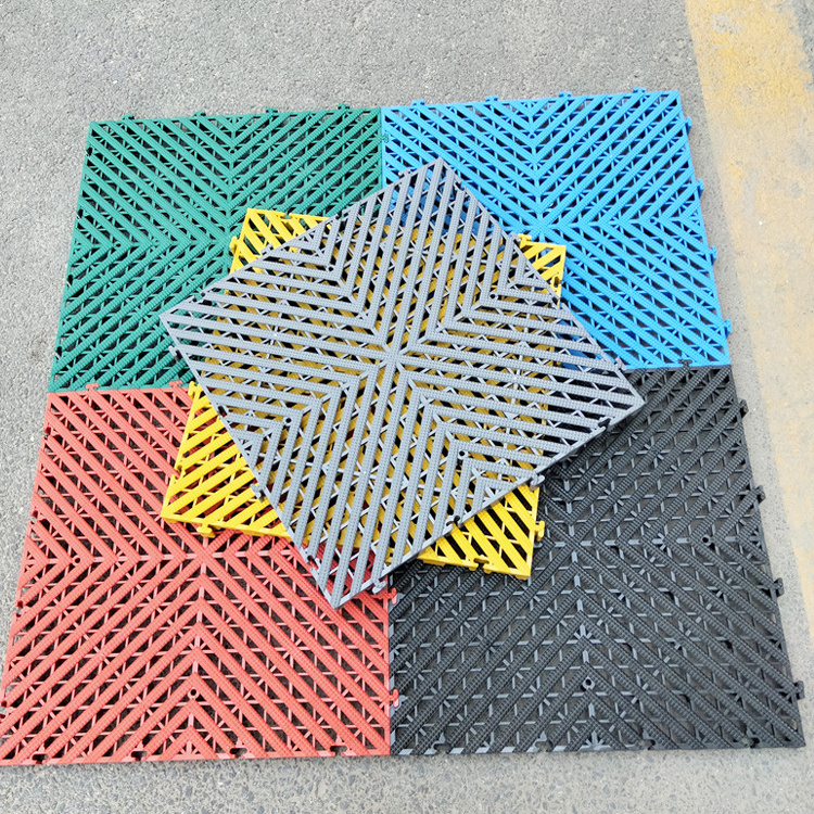 Car wash shop interlocking plastic Floor mat