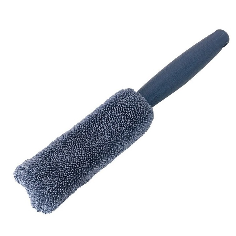 Microfiber Wheel and Rim Wand Brush Long Handle Tire Brush Car Cleaner Wheel Hub Brush