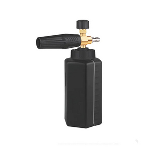 Black Coated Snow Foam Lance Brass Material Foam cannon With 1/4 Quick Connector for High Pressure Car Wash Foam Gun