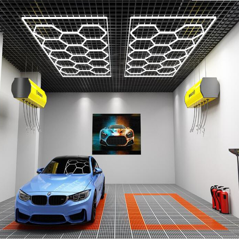 LED Garage Car Detailing Light Car Honeycomb lights