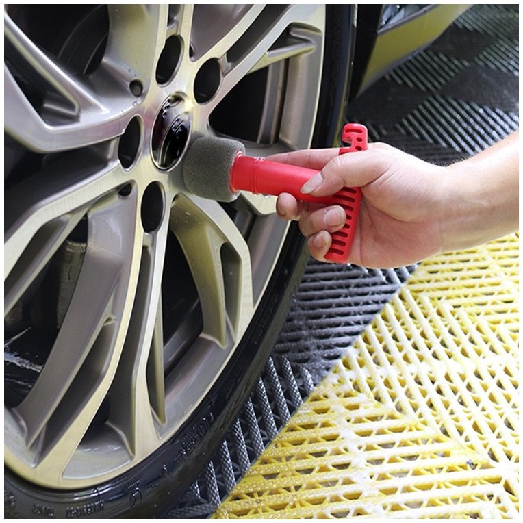 Car Wash Embedded Tire Screw Brush Lug Nut Wheel Cleaning Tool Nail Cleaning Tools