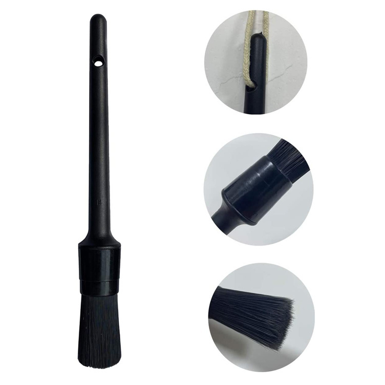 Wholesale Cleaning brush interior Detail Brush 5pcs black car cleaner Tires Cleaning brush