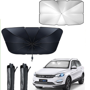 Multifunction Portable Parking Uv Proof Sun Shade Foldable Windshield Foldable Car Sun Umbrella