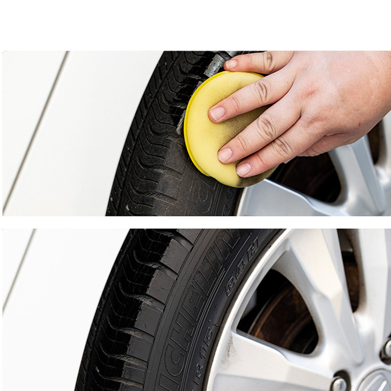 500ml Aerosol Tire Detailing High-gloss Tire Polish Foam Cleaner Spray