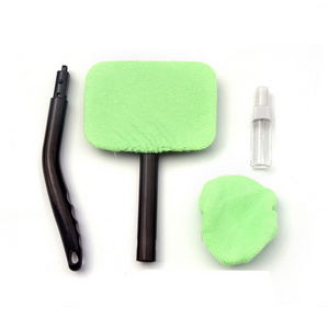 Window Wash Cleaner Kit Microfiber Cloth Clean Car Windshield