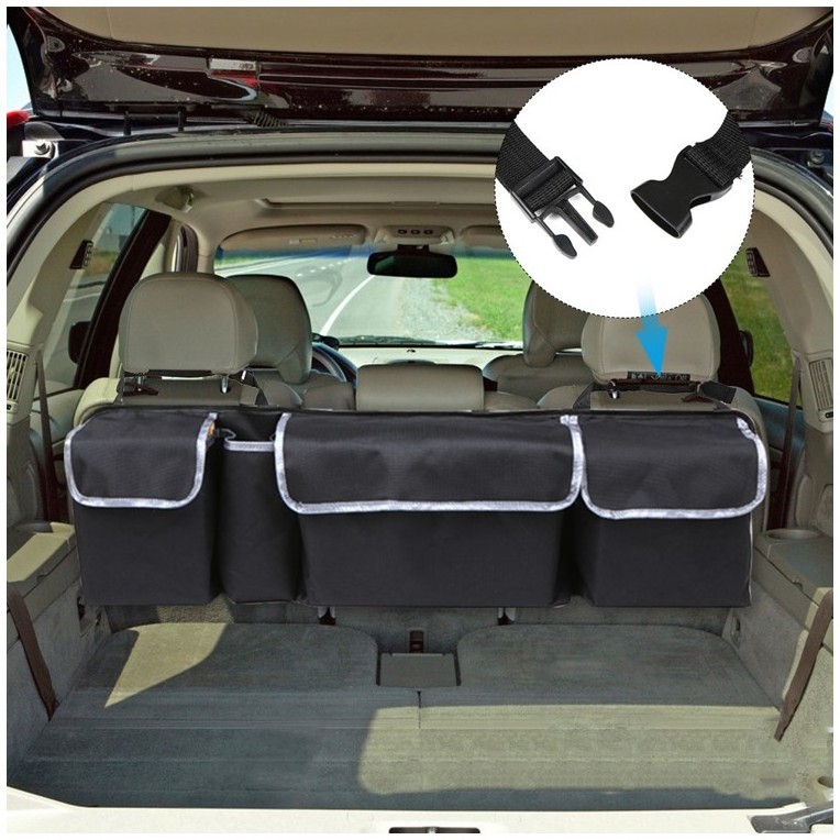 Car Hanging Back Seat Storage Organizer Hanging Folding Boot Car Trunk Storage Bag