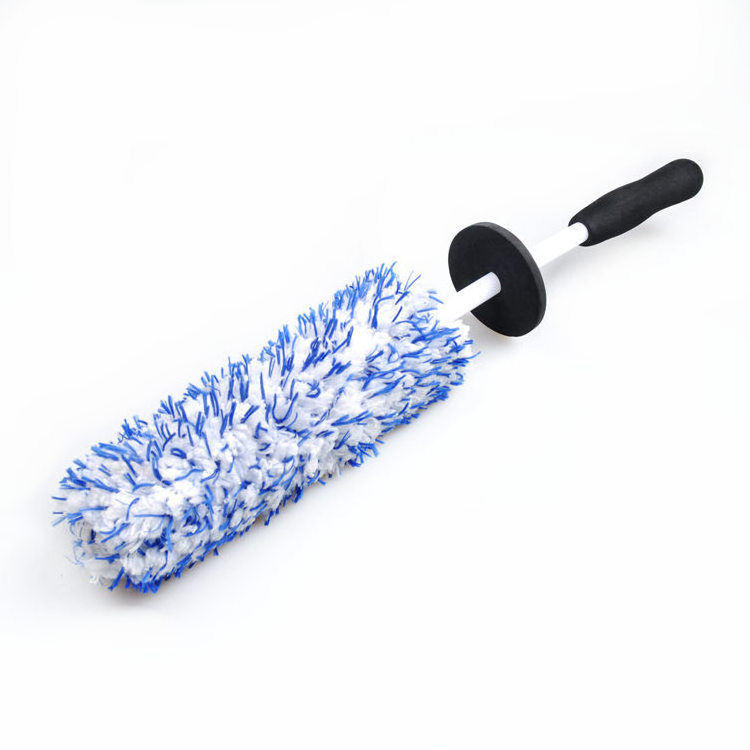 Auto Detailing Steel Ring Fiber Cleaning Car Wheel Cleaner Rim Brush