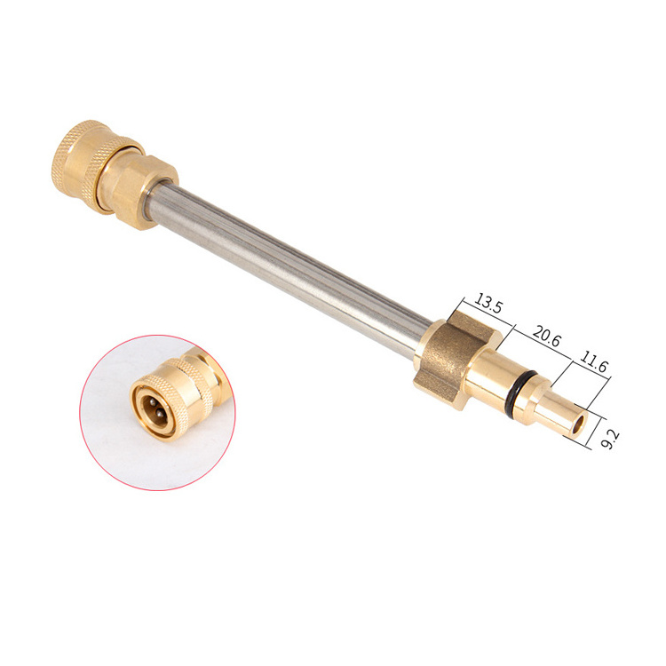 Pressure Washer Adapter 1/4 inches Quick Connect Fitting Adapters Power Car Washing Cleaning Accessory