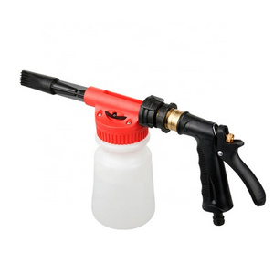 Low pressure water spray foam gun car wash