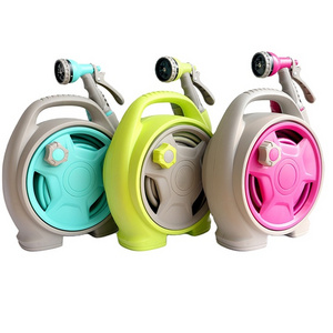 Garden Hose Reel Expandable Magic Flexible Water EU Plastic Hoses Pipe With Spray Gun To Watering Car Wash Spray