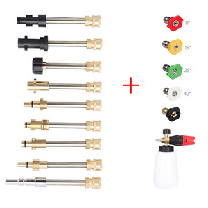 Pressure Washer Adapter 1/4 inches Quick Connect Fitting Adapters Power Car Washing Cleaning Accessory